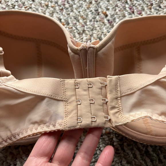 Flirtelle Bra Emma Padded Balconette 32L Beige Nude Underwire FL9131 Coquette - Picture 5 of 7